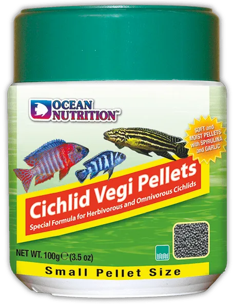Cichlid Vegi Pellets SM 100GR
