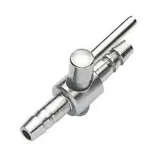 torneira de ar  em inox  c/1 saidas